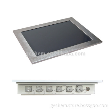 15 inch waterproof tablet pc with touch screen type full rugged IP65 industrial panel pc